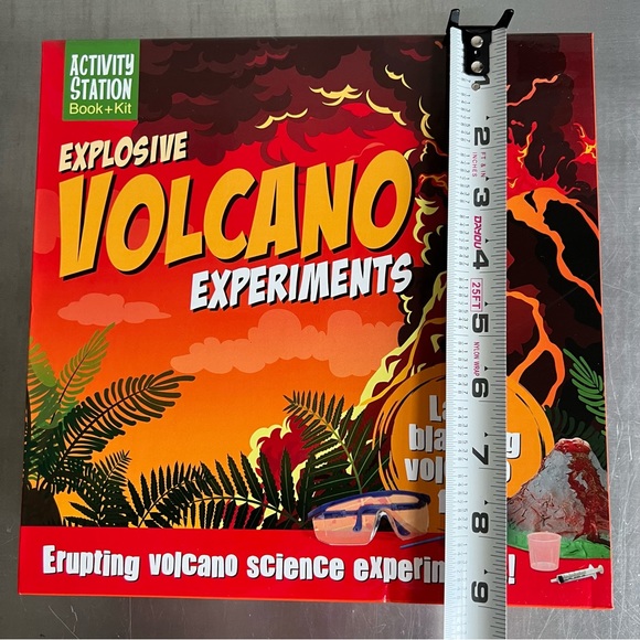 Explosive Volcano Experiments Activity Station Book & Kit - Picture 11 of 12